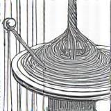 Illustration of yarn spinning